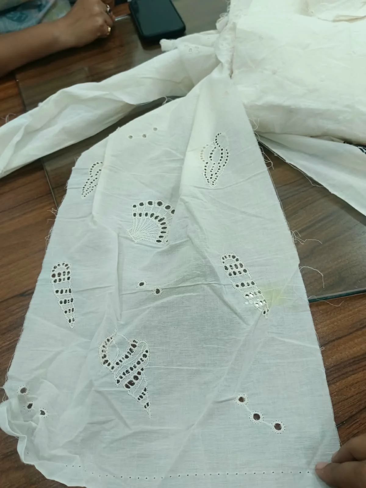 Classic Schiffli Embroidery Fabric