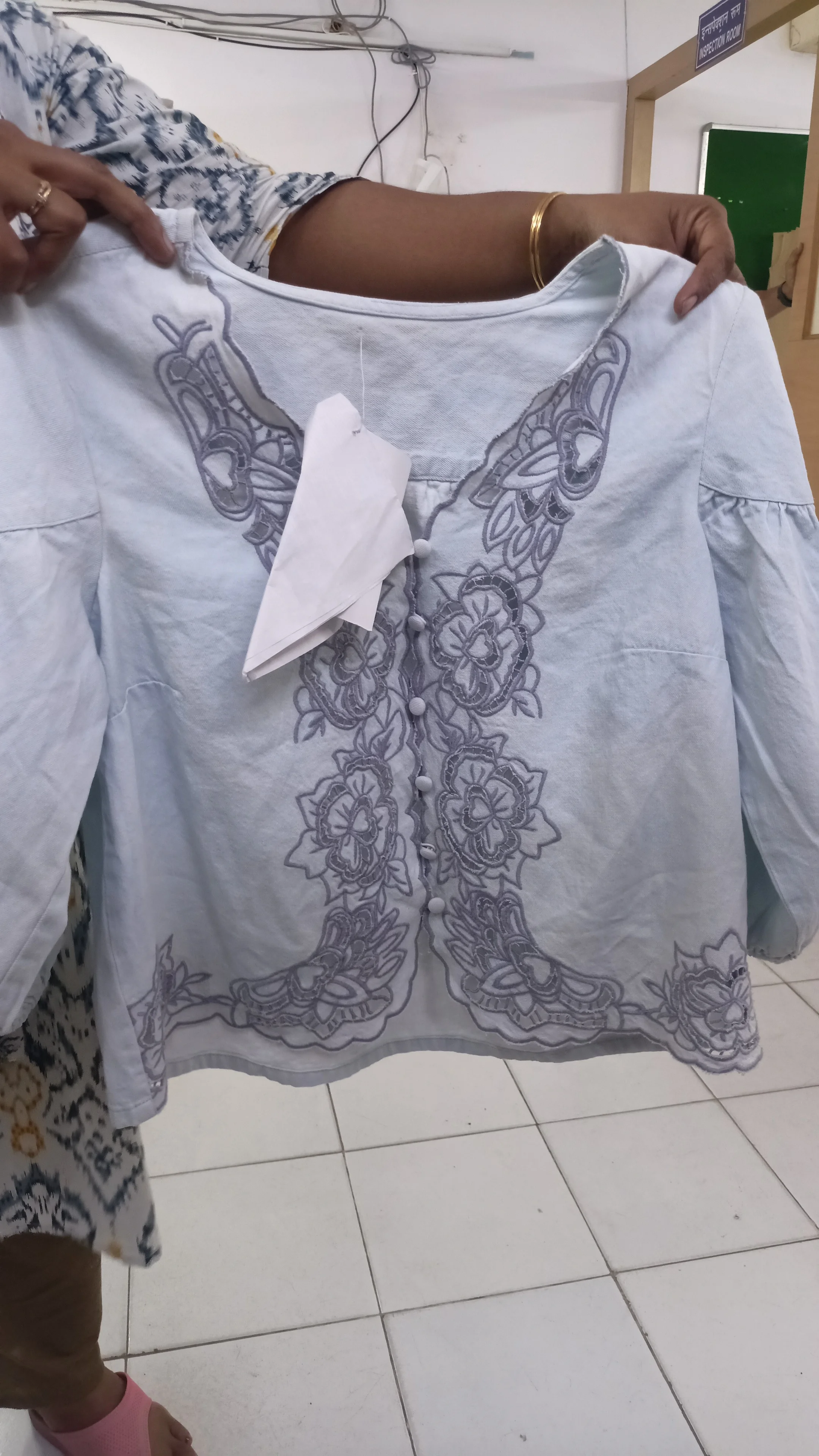 Cotton Schiffli Embroidery Fabric